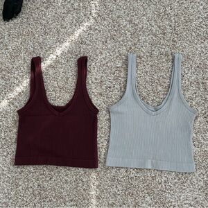 URBAN OUTFITTERS | rib crop tanks (2)